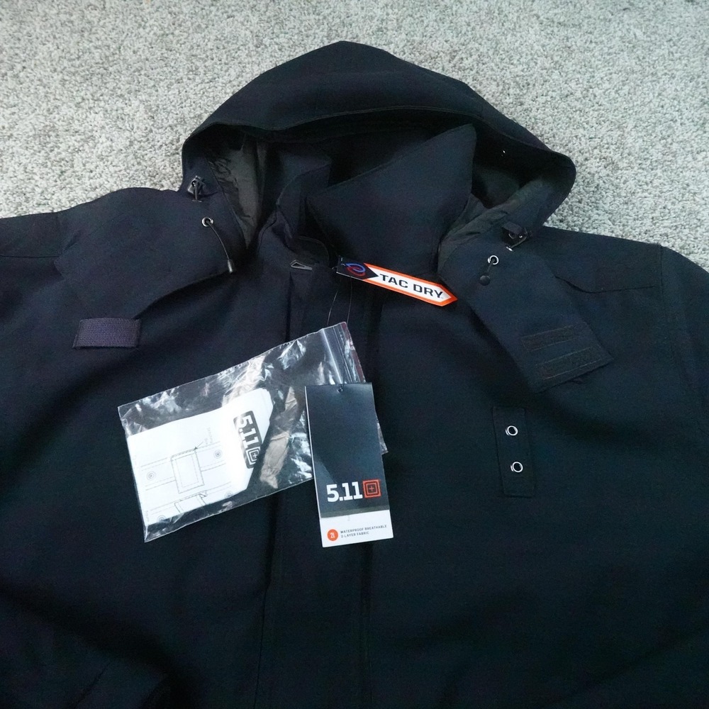 NEW 5.11 Tactical Jacket Mens 4XLT Dark Navy 4 In 1 Patrol Parka Coat TacDry Top